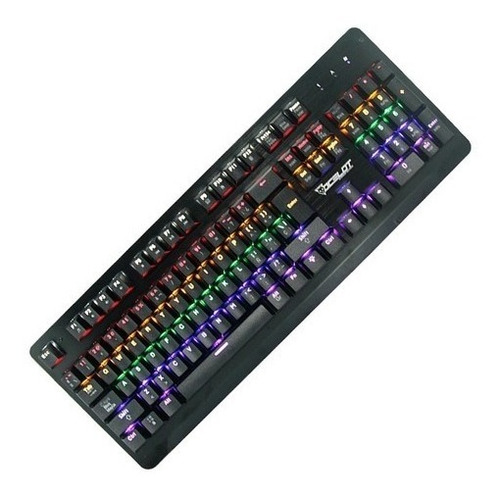 Imagen 1 de 2 de Teclado Ocelot Gamer Mecánico Metálico Negro Ogmk01