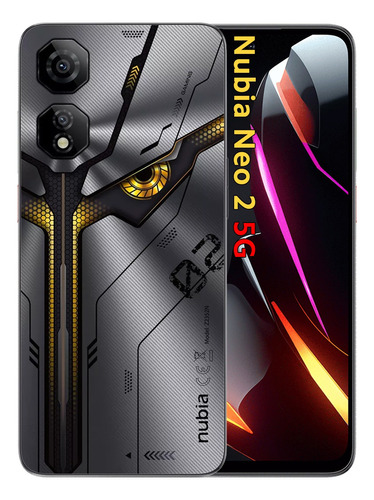 Celular Gamer Zte Nubia Neo 2nd Gen 5g Dual Sim 256gb De C8gb En Ram Pantalla De 6.6 Unisoc T820 Android 13 50mp 4500 Mah