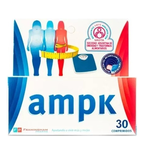 Ampk Suplemento Dietario 30 Comprimidos