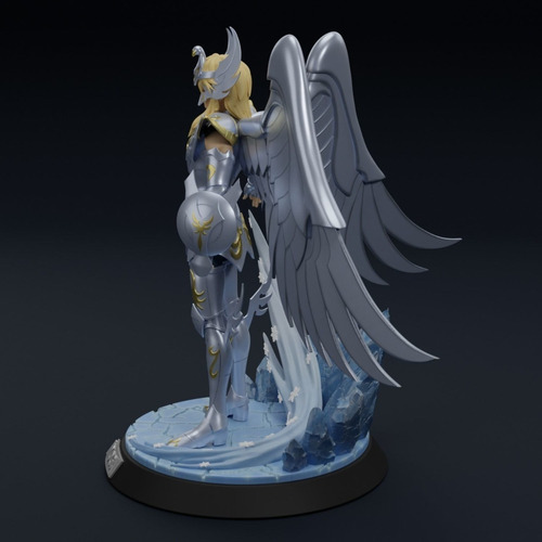 Saint Seiya Cygnus Hyoga God Divine Stl Obj Impresión 3d