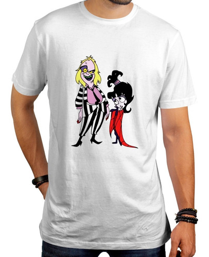 Remera Halloween Beetlejuice Fantasmas Hombre Mujer Unisex