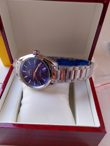 Reloj Omega Seamaster Aqua Terra 150m Plateado Plateado Azul (Usado)