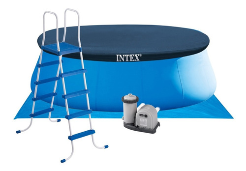 Pileta Inflable Intex Redonda 549x122 Cm  Con Bomba + Acces 