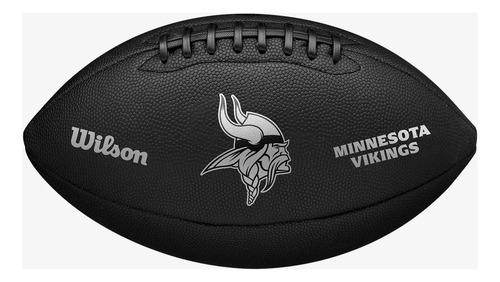 Balon Americano Nfl Team Metallic Minnesota Vikings Wilson Color Negro Tamaño