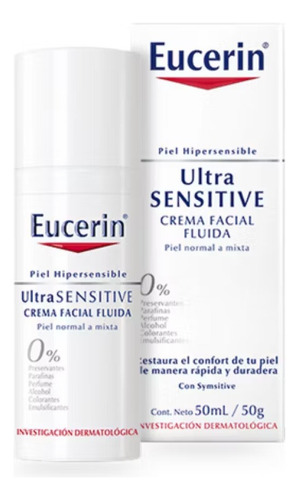 Crema Facial Fluida Eucerin Ultrasensitive 50ml