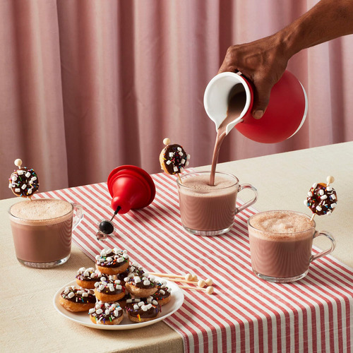 Olla De Chocolate Caliente De Chefn Con Madriguera Interna,