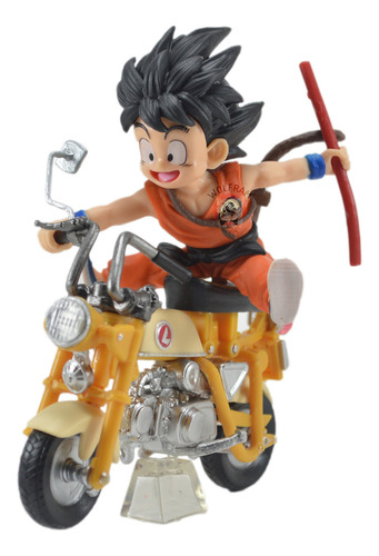 Figura Muñeco Dragon Ball Maestro Goku Con Moto