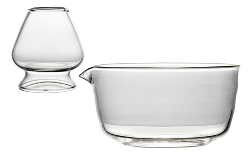 Juego De Té Con Tazón De Vidrio, Soporte Chasen Estilo E