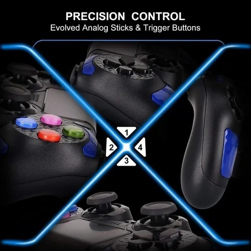 Joystick Para Ps4 Inalámbrico Wireless Bluetooth Vibración Panel Táctil Sj-4001b