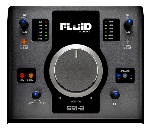 Fluid Audio Sri De 2 2 X 2 24 Bits/192 Khz Usb Audio Interfa