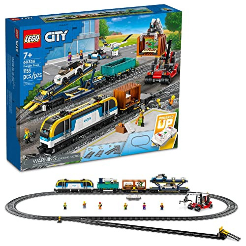 Juego De Tren De Carga Lego City, Juguete De Control Remoto