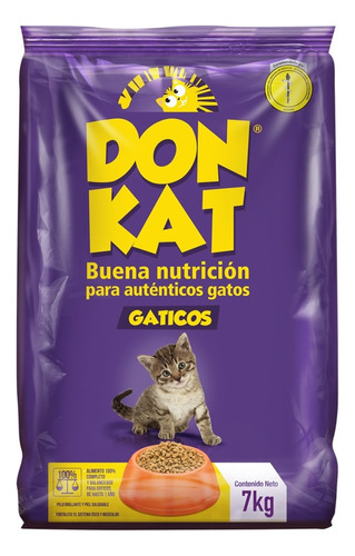 Alimento Para Gatos Donkat Gaticos 7kg