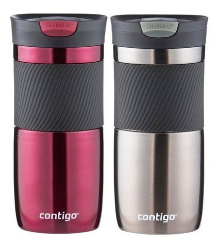 Vaso Termico Contigo Byron Acero Inoxidable Con Grip 473ml