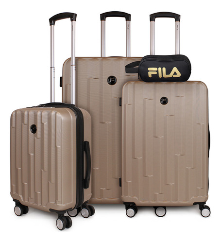 Set 3 Maletas Flip Café S+m+l + Neceser Spark Fila