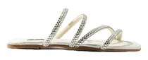 Comprar Sandalia Con Brillo Flat Casual Para Mujer Walki Dorothy
