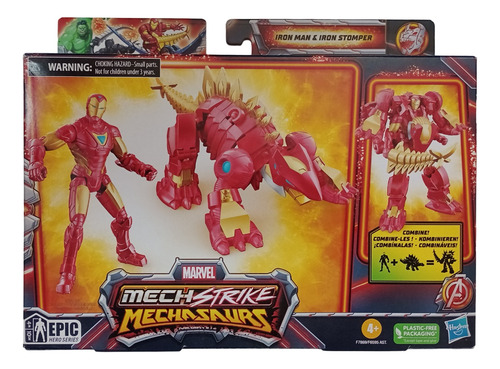 Ironman Marvel Figura Mechasaurios Mech Strike Iron Man Epic