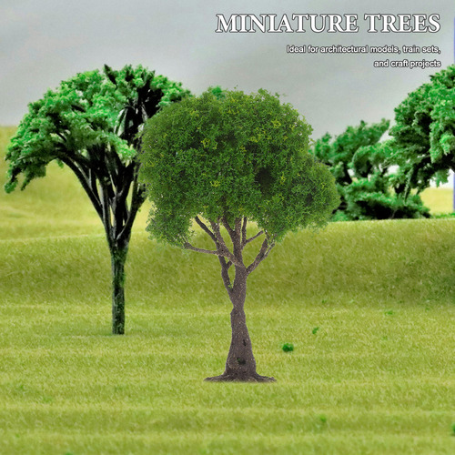 Figura Modelo De Árboles En Miniatura Para Manualidades Con