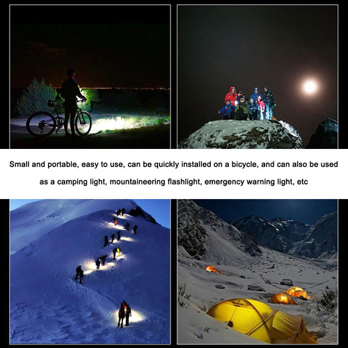 Faro De Bicicleta Led Para Bicicleta, Luz De Carretera Con