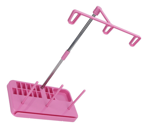 Soporte Para Bobinas De Hilo De Plástico Rosa Para Uso Domés