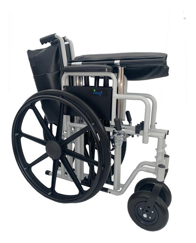 Imagen 7 de 10 de Silla De Ruedas Acero Super Reforzada Desmontable Hasta200kg