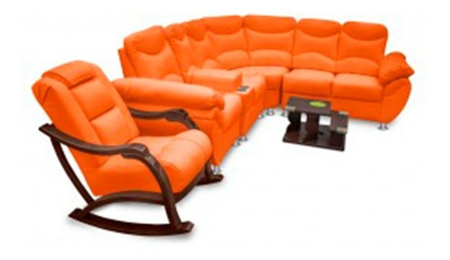Juego De Sala En L Modelo Deluxe. Varios Colores.