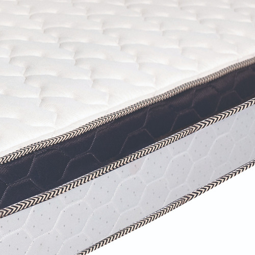Imagen 3 de 10 de Somier + Colchon Serta Indiana Extra Firm 2p 140x190