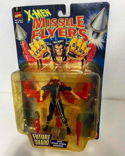 Boneco X Men Future Shard Missile Flyers Toy Biz 97 Figura Frete Gratis
