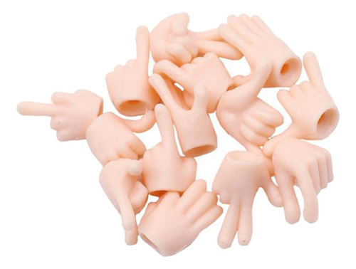 Boneca Em Escala 1/12 Corpo Mão Partes Do Corpo Cor De Rosa
