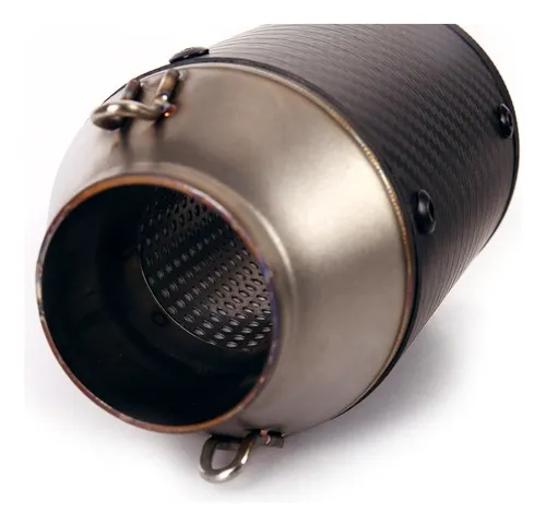 Tubo Silenciador De Escape Racing Moto Para 51 / 60.5mm