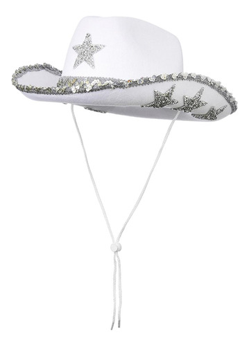 Sombrero De Vaquero Con Correa Ajustable Para La Barbilla,