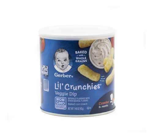 Gerber Snacks For Baby Lil Crunchies Veggie Dip 42 Gr