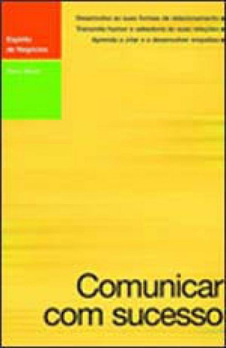Comunicar Com Sucesso, De Wood, Perry. Editora Almedina Brasil, Capa Mole, Edição 2ª Edição - 2006 Em Português