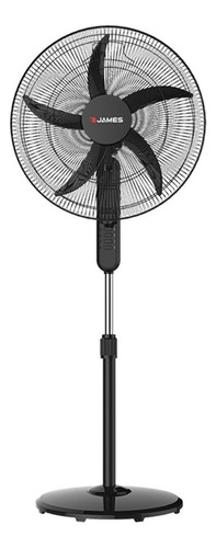 Ventilador De Pie James Vp 20 Negro 170 Cm Alto Albion Diámetro 500 Mm