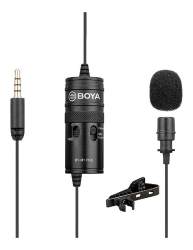 Micrófono Solapa Lavalier Para Cámara Y Más | Boya By-m1 Pro