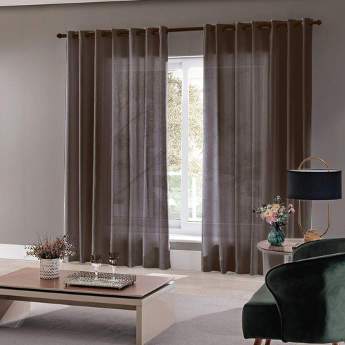 Cortina Roma Para Sala E Quarto 4,00 X 2,50 Admirare Cor:ta