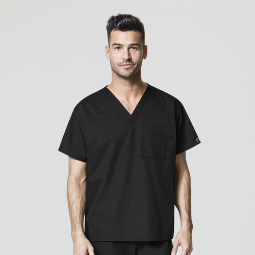 Top Médico 100 Negro Unisex Wonderwick Youniforms Clinico