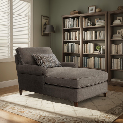 Reposet Elliott Lino Gris Sala Sofa Sillon Mueble Plazas