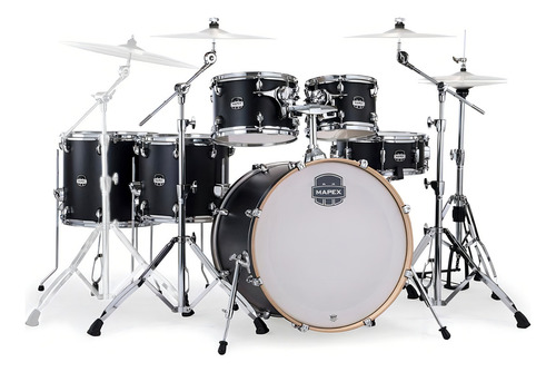 Batería Acústica Mapex Mars 6 Piezas C/hw Mm529sf-6pch-kd-s Color Color Negro