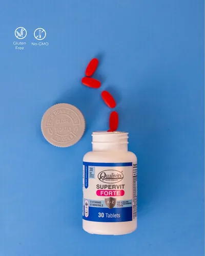 Supervit Forte Qualivits® X 30 Tabletas | Multivitamínico Sabor Natural