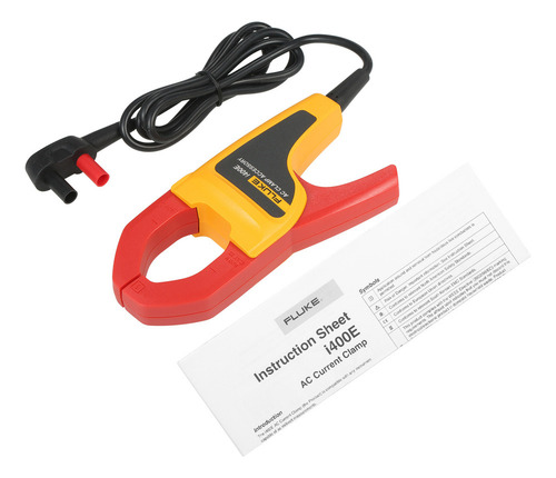 Pinza Amperimétrica Fluke I400e Con Doble Conector Tipo Bana