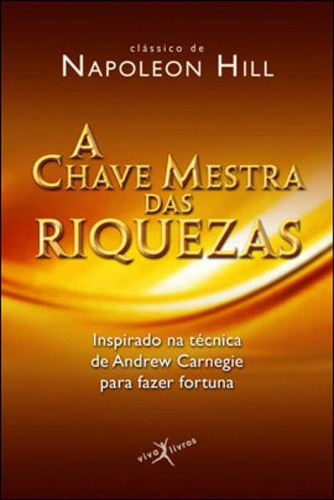 A Chave Mestra Das Riquezas (edição De Bolso), De Hill, Napoleon. Editora Viva Livros, Capa Mole, Edição 3ª Edição - 2011 Em Português