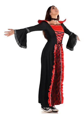 Xtinmee Juego De 5 Piezas De Disfraz De Vampiro Real Para Mu