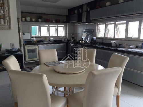 Cobertura Com 4 Dormitórios À Venda, 306 M² Por R$ 3.300.000,00 - Piratininga - Niterói/rj - Co0082