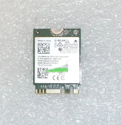 comprar Intel Wireless-ac 3165 M.2 Dual Band Wifi Bluetooth 4 0mhk36