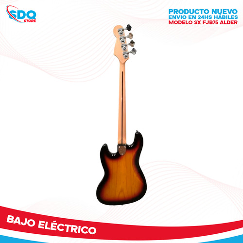 Bajo 4 Cuerdas Eléctrico Sx Jazz Bass American Alder