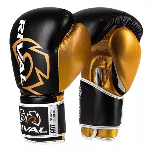 Guantes Box Rival Fitness Rb7 Bl Piel 14 Y 16 Oz Fpx