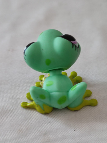 Rana Verde Limon Littlest Pet Shop Hasbro (Usado)
