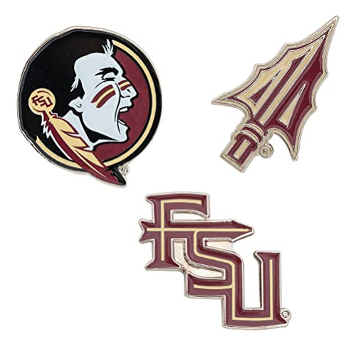 Florida State University Lapel Pins 3 Pack Seminoles Fs...