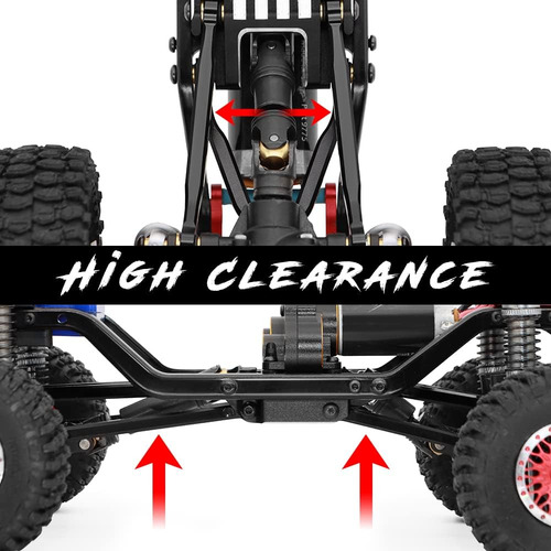 Para 1/18 Trx4m Enlaces De Chasis De Aluminio De Alto Espaci
