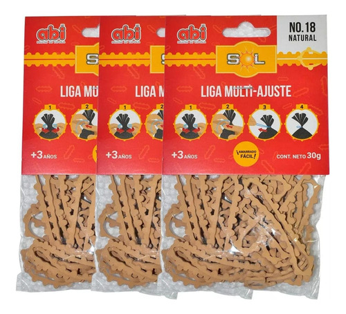Liga Sol Color Natural Multi-ajuste C/80gr #18